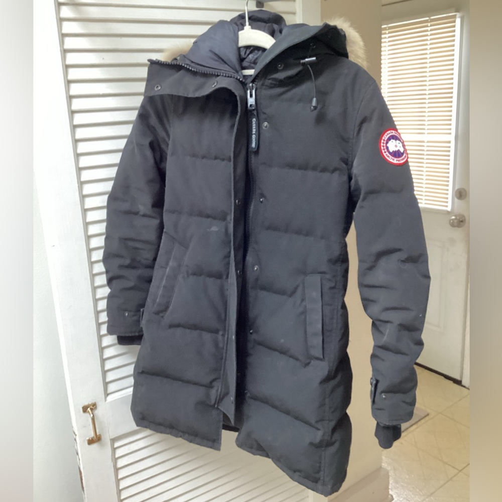 Canada Goose Black Shelbourne Parka in Women’s Size Small